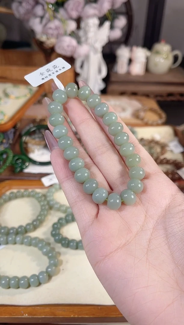 未镶嵌手链和田玉多样性发其一孤品默认微瑕