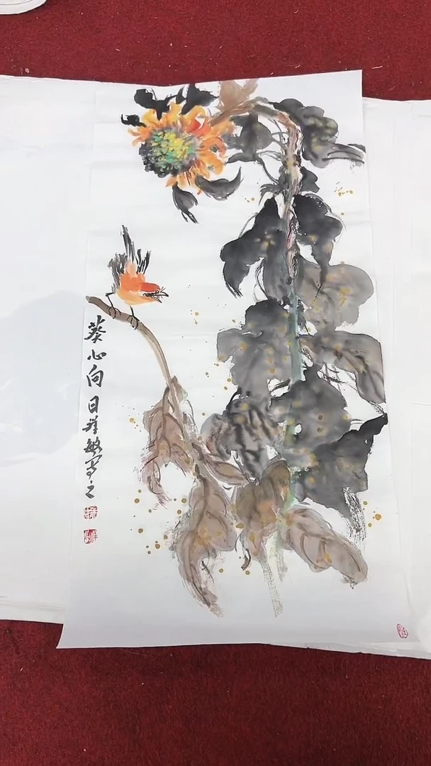 国画孟祥敏/国画/花鸟