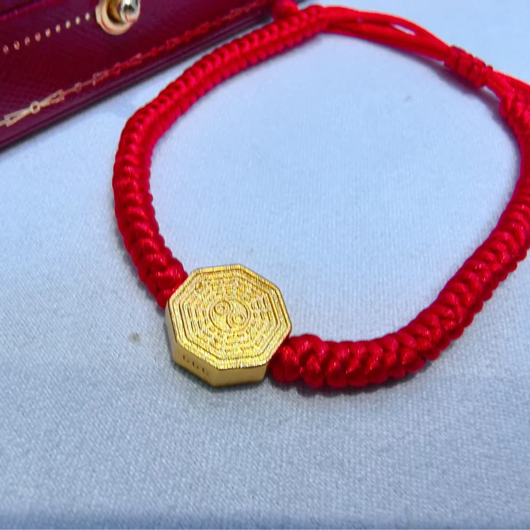 钛钢手链 阮大大专属如意红绳手链865