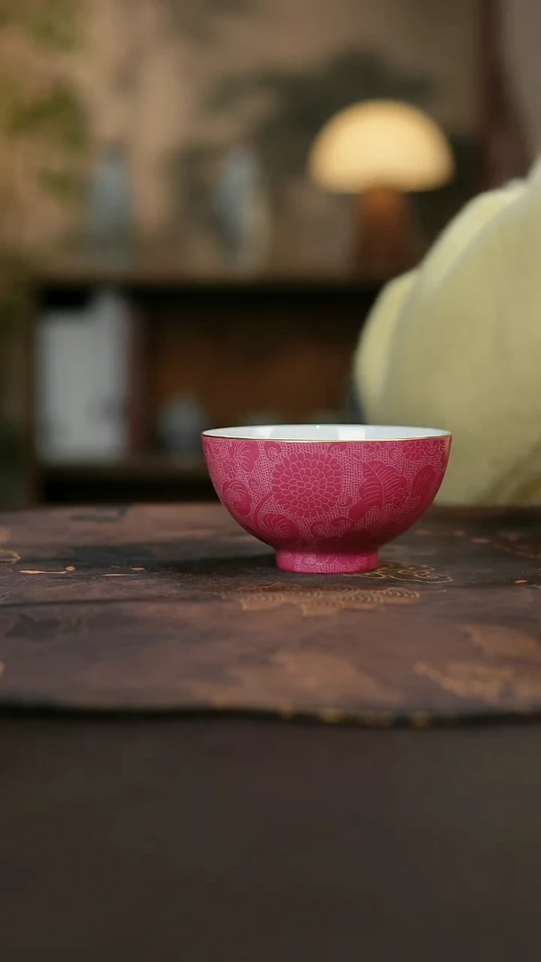景德镇陶瓷杯碗柴烧多人