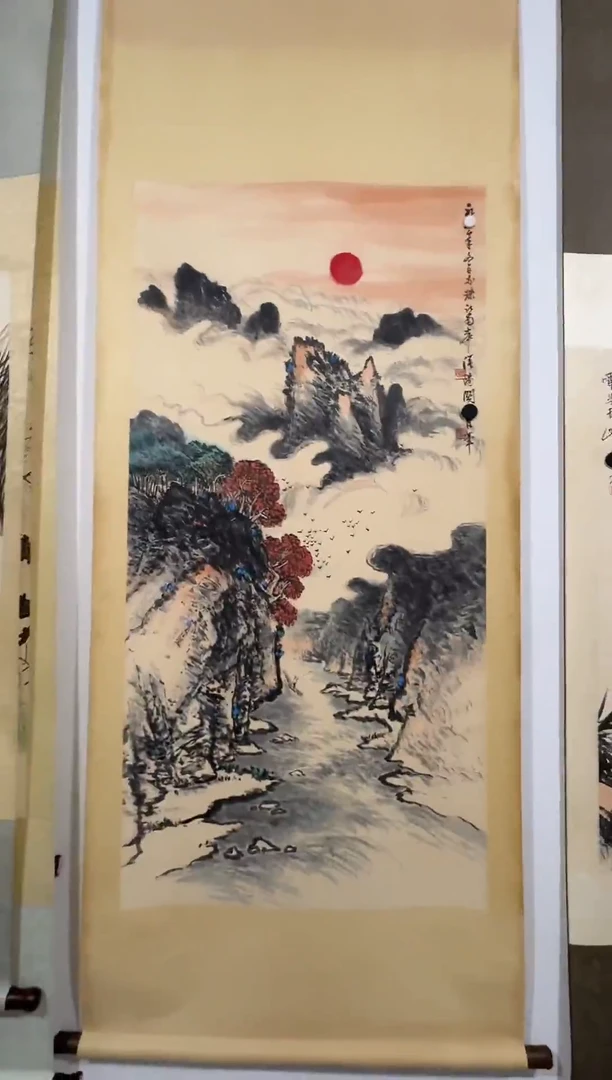 竖款玲珑阁书画艺术福利作品