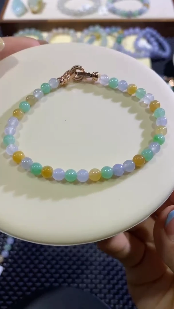 翡翠散珠天然翡翠A货