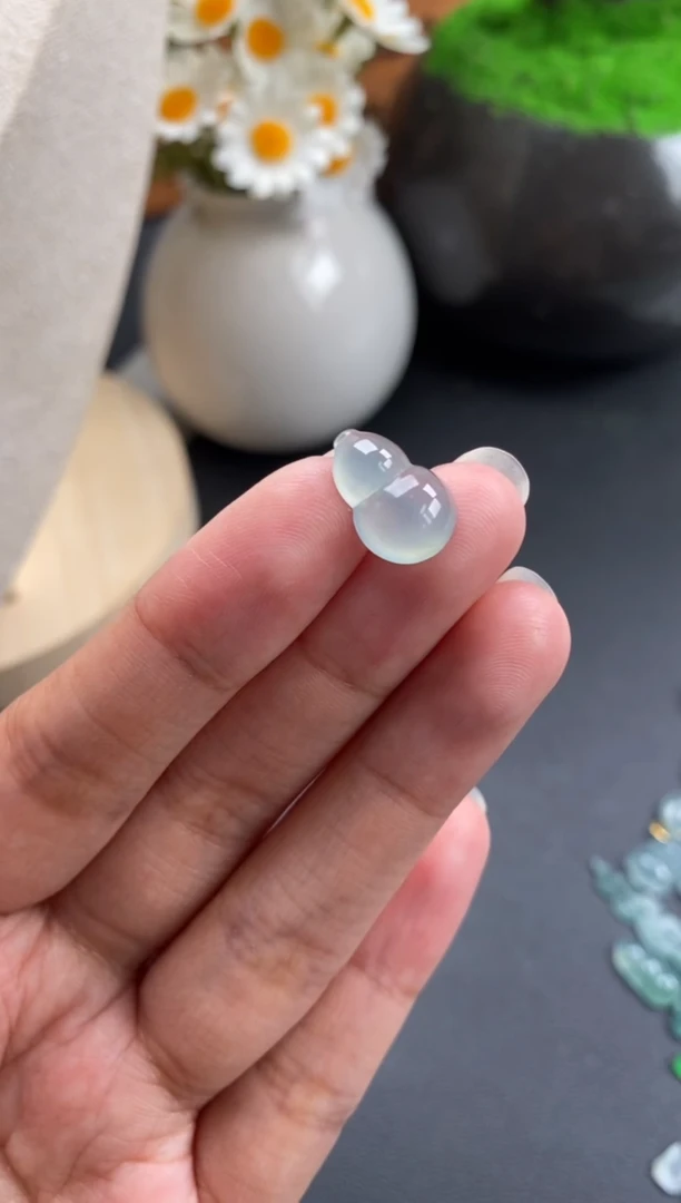 散珠翡翠冰胶葫芦