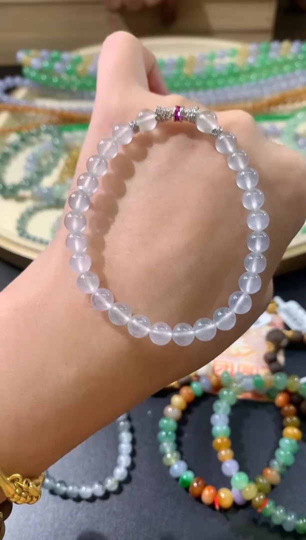 未镶嵌手串翡翠W423|18000