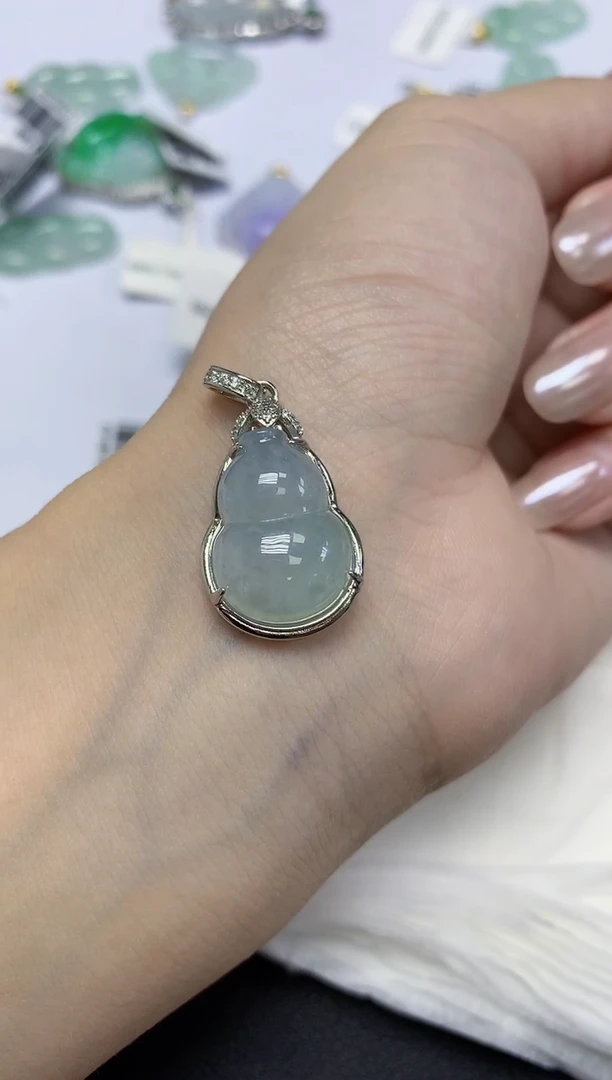 颈饰未镶嵌翡翠天然缅甸翡翠A货多样性发一件