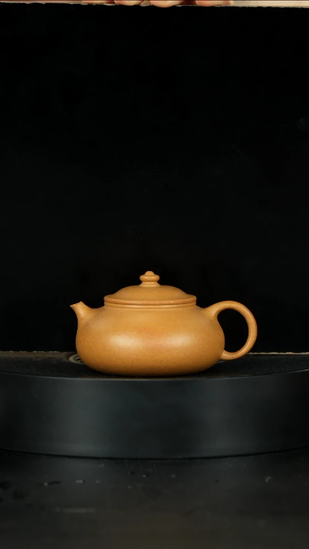 【闪购商品】紫砂茶壶微瑕明清老宕口黄金段寒江
