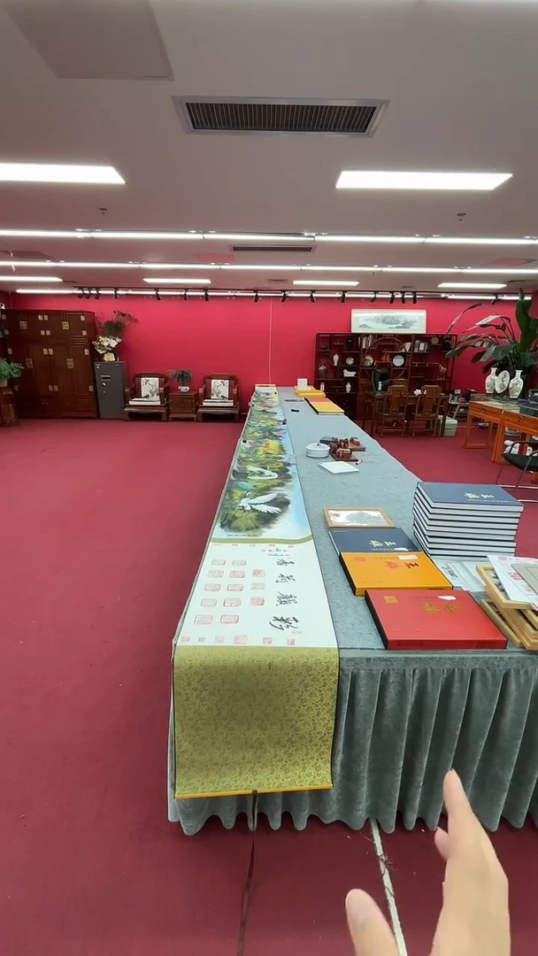 国画彩韵荷香十米