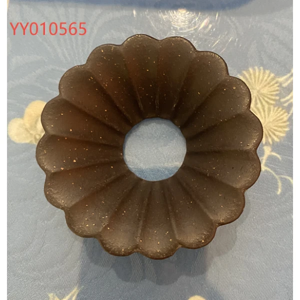 【见珊专属】乌金砂茶漏，直径6.5（YY010565）