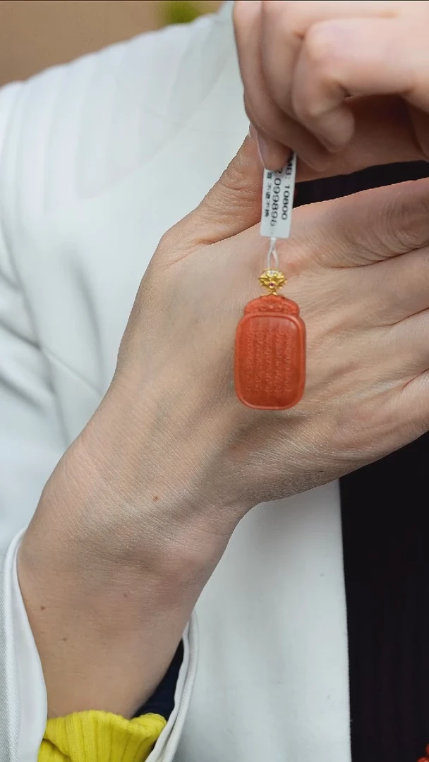 【闪购商品】南红玛瑙吊坠18K金镶嵌@D-12@