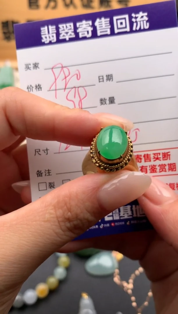 翡翠未镶嵌颈饰10133393