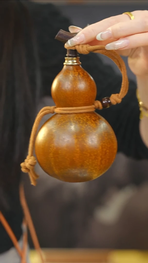 【闪购商品】XQ256大漆酒葫芦不包手串及旋转底座