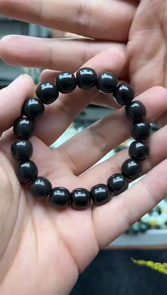 未镶嵌手链和田玉纯天然新疆且末老红糖12