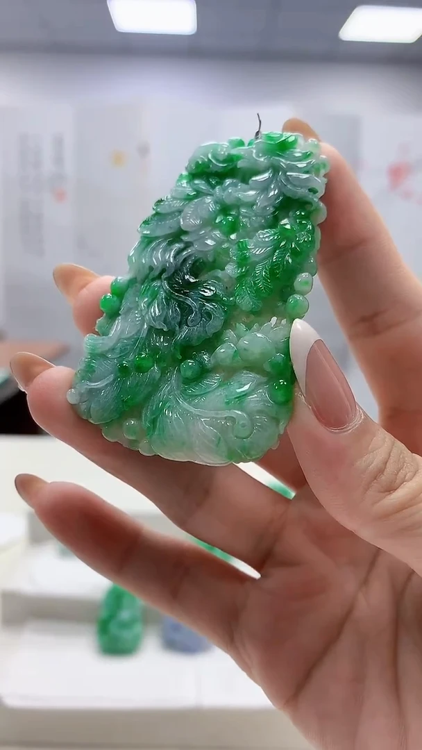 未镶嵌定制翡翠4868ss-毛货挂件34