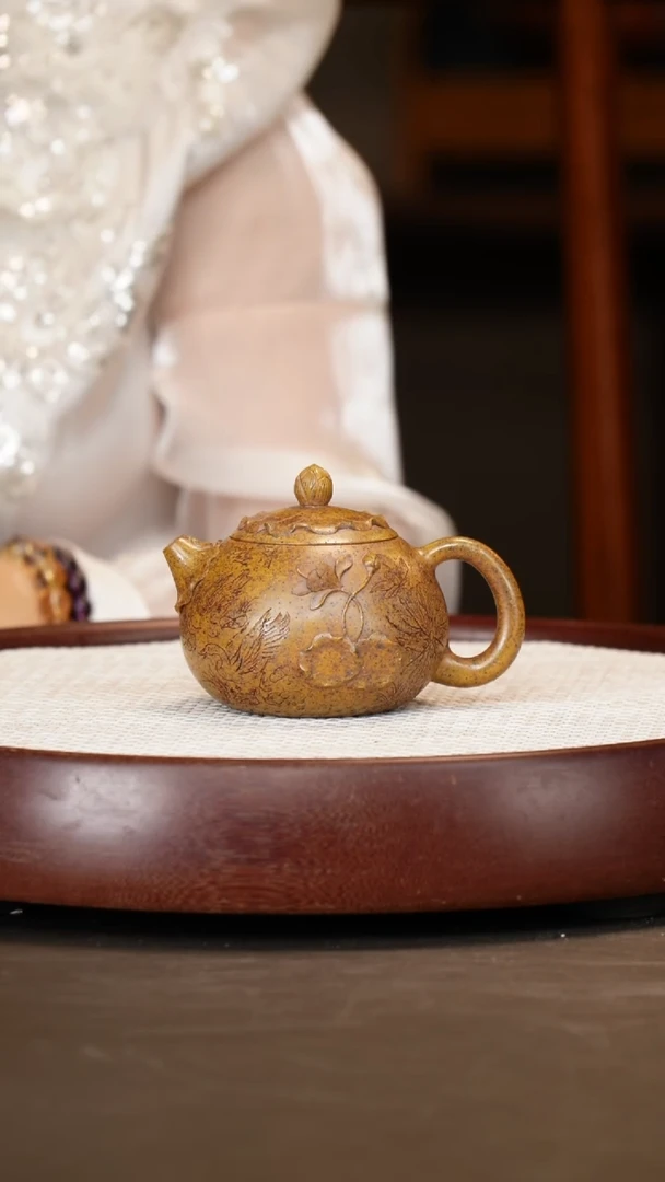 茶壶紫砂【邵忠源】虎皮金砂西施  150CC