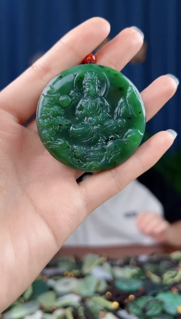 未镶嵌和田玉挂件拍一发一