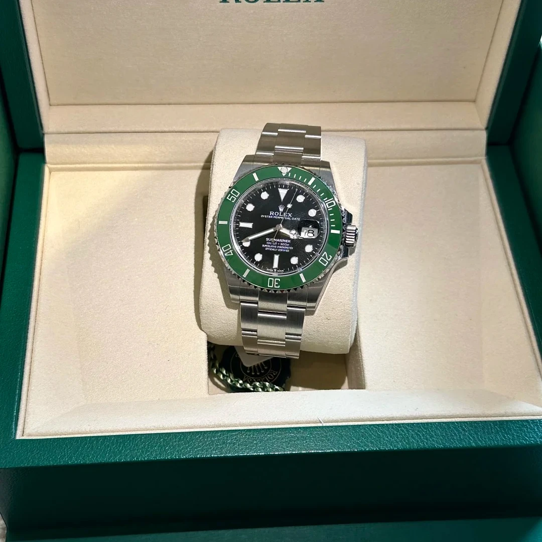 未使用 Rolex/劳力士 小花Jerry潜航者型系列m126610 绿水鬼
