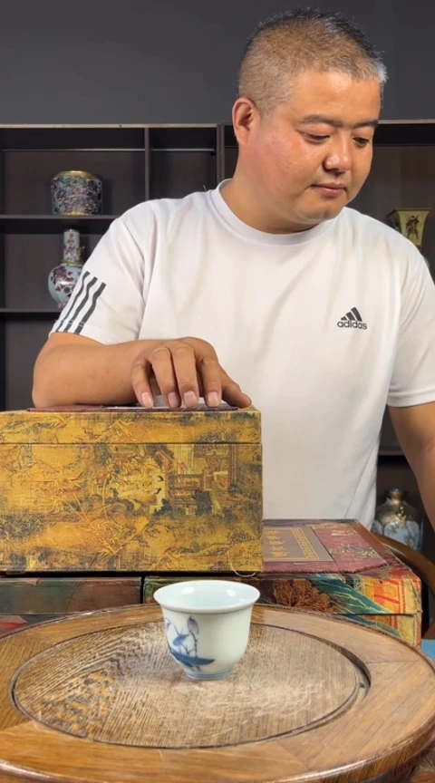 摆件景德镇陶瓷青花摆件61