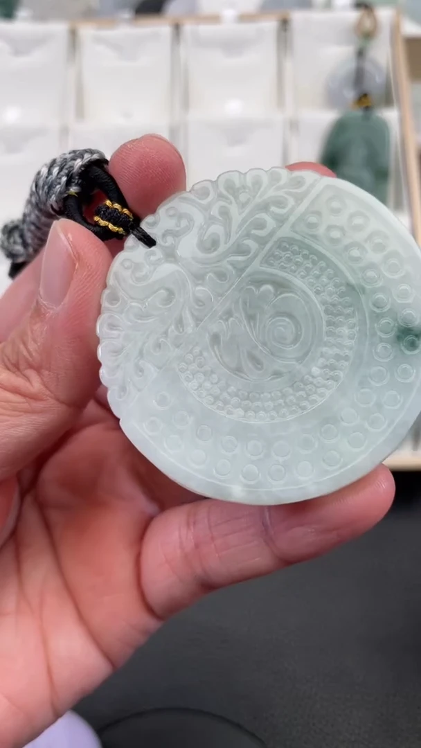 颈饰未镶嵌翡翠天然缅甸翡翠A货289