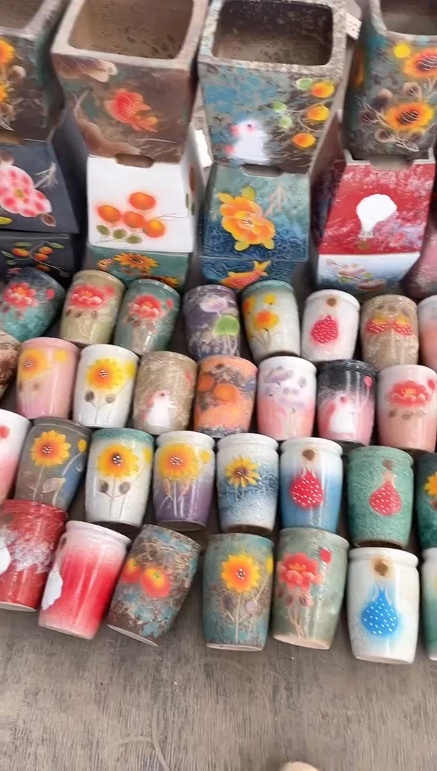 摆件10-24口12高17 一个微瑕颜色随机