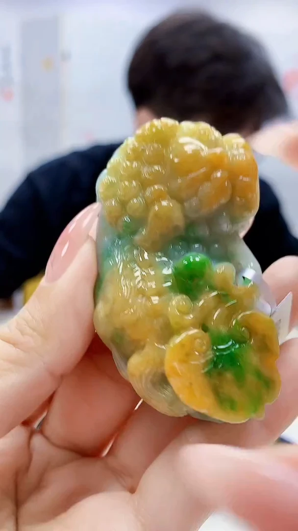 未镶嵌定制翡翠4688ty-毛货挂件45