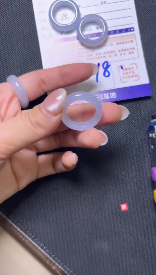 未镶嵌挂件翡翠戒圈/多样性发一件