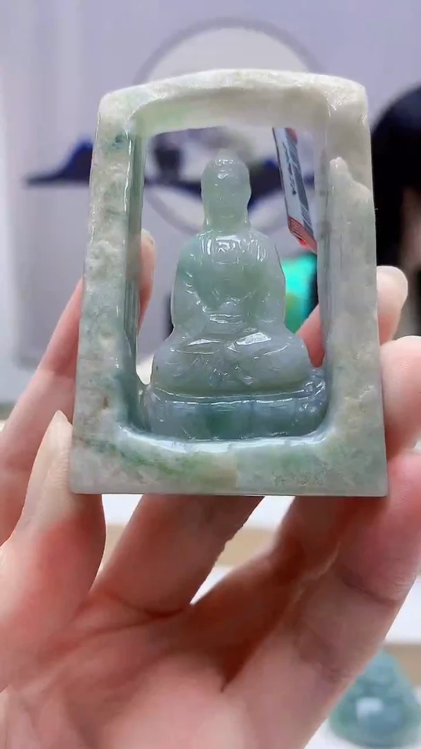 未镶嵌定制翡翠4852zm-毛货挂件人物54