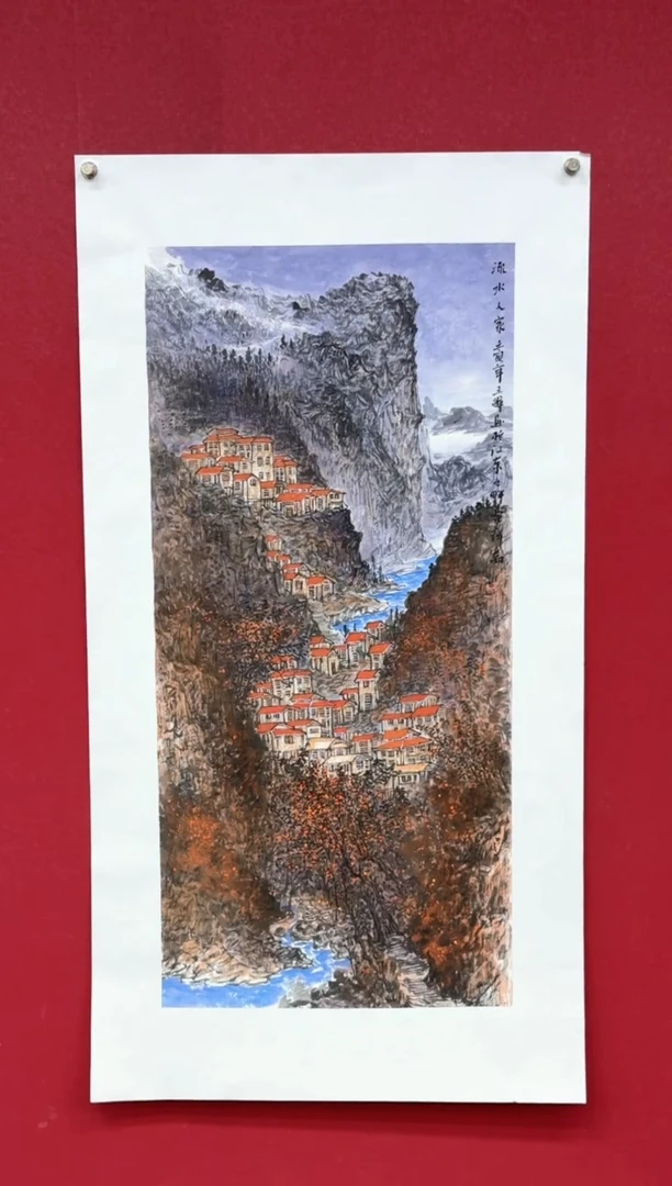 国画国画绘画山水花鸟