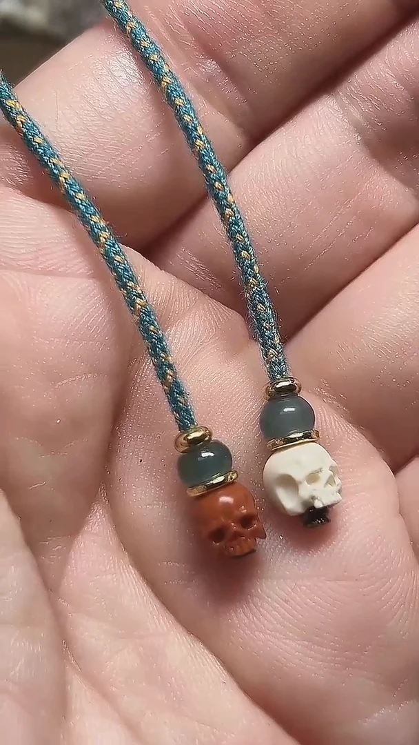 其他猛犸象牙塞*骞半鄂骷髅弟子珠