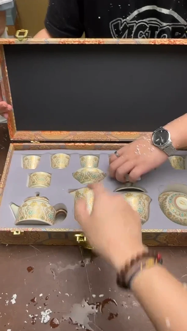 瓷片云间茶具清货商品链接