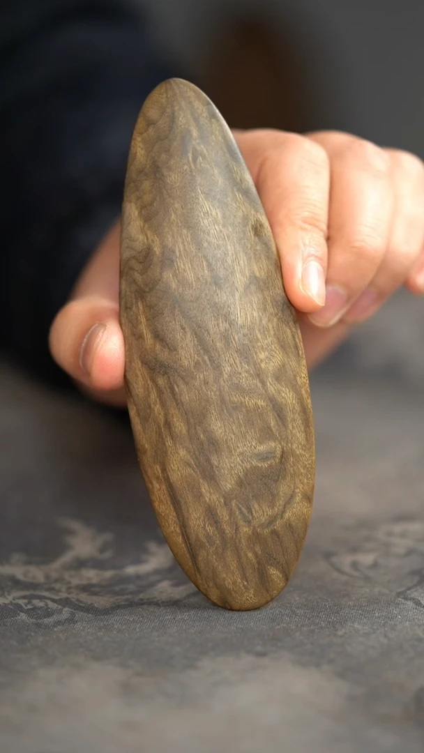 【闪购商品】金丝楠木雕636号阴沉满花纹刮刮板