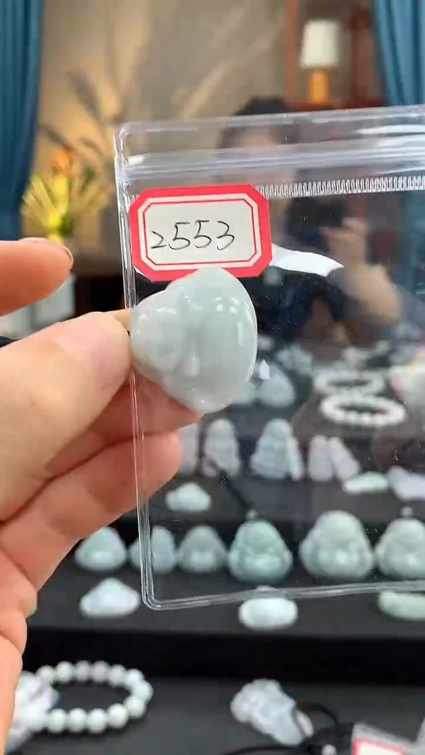 颈饰未镶嵌翡翠佛公2553