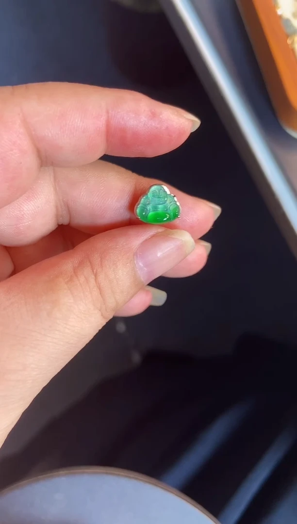 吊坠(不含链)银S925镶嵌翡翠1