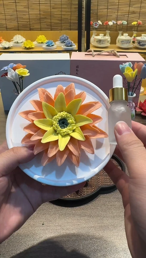 陶瓷陶瓷手捏花