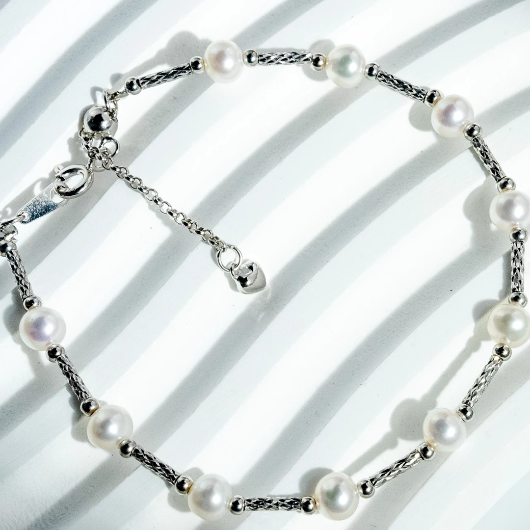 【满天星手链】淡水珍珠手链气白色时尚轻奢百搭优雅5-6MM