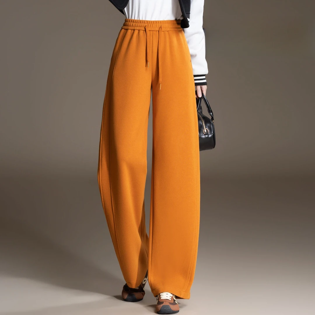 W百搭两色弯刀卫裤827