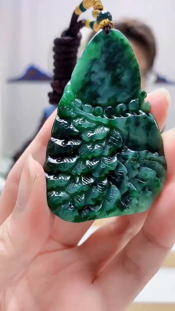 未镶嵌定制翡翠5159zm-毛货挂件71凤凰