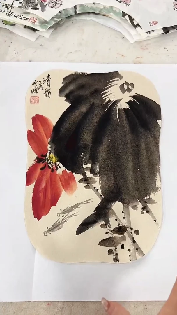 国画李少波/国画/花鸟