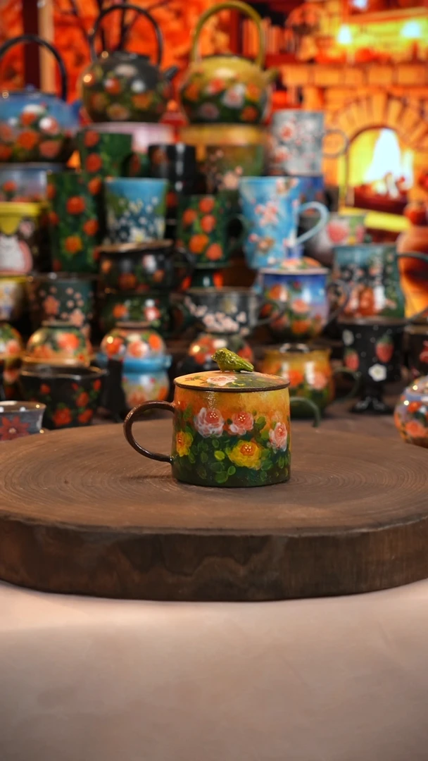 油画   釉下彩   杯子