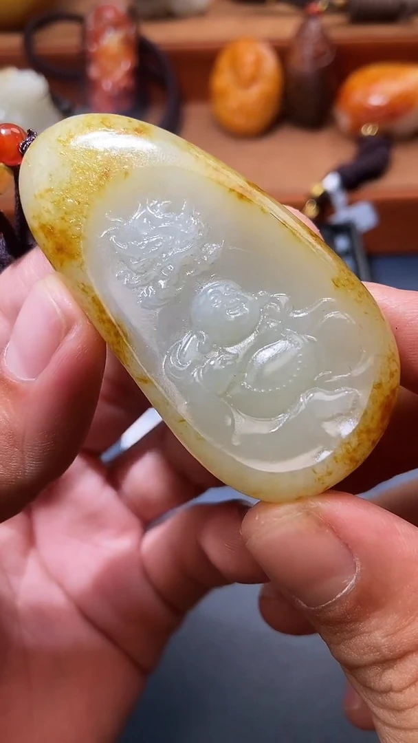 和田玉未镶嵌颈饰HX
