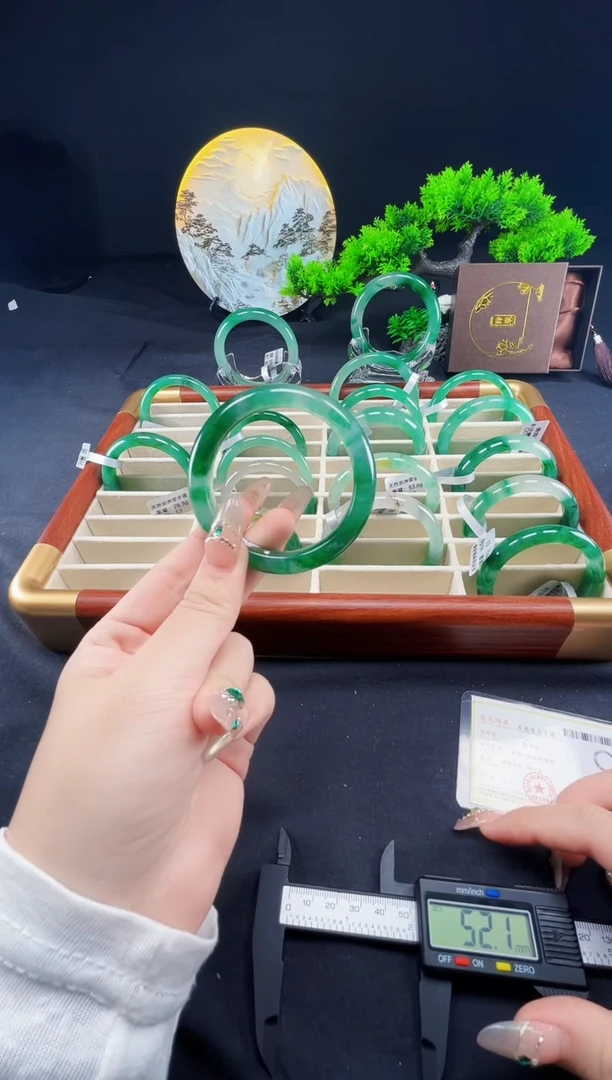 未镶嵌手镯石英质玉（非洲翠）真品上等纯天然非洲翠玉手镯石英质玉