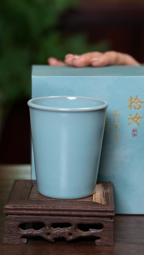 【闪购商品】宝丰清凉寺原产地汝瓷中号可乐杯