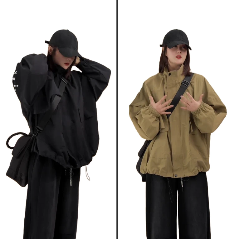 小韩日记【随性律动】外套长袖时尚休闲百搭宽松潮流春季简约2617