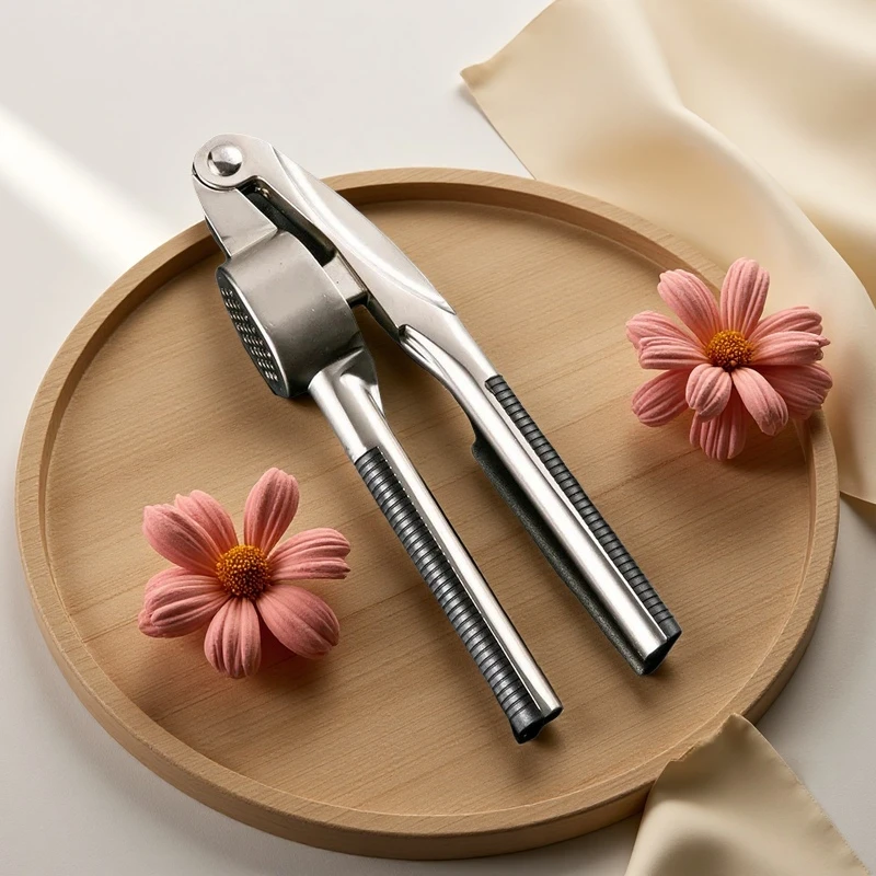 手动金属压蒜神器厨房必备多功能蒜泥压蒜器家用F011