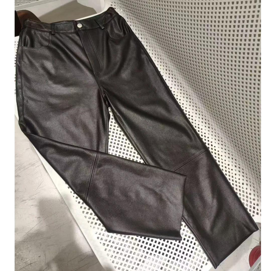 BBL设计师烟管环保皮裤K592