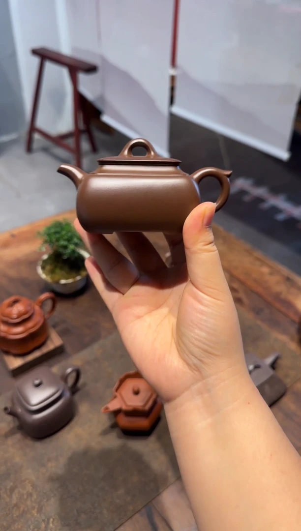 茶壶紫砂古**涛长四方 紫砂壶
