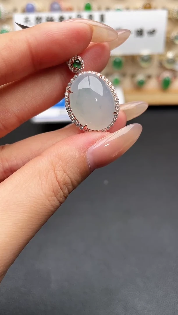 未镶嵌戒指翡翠一物一证一礼盒