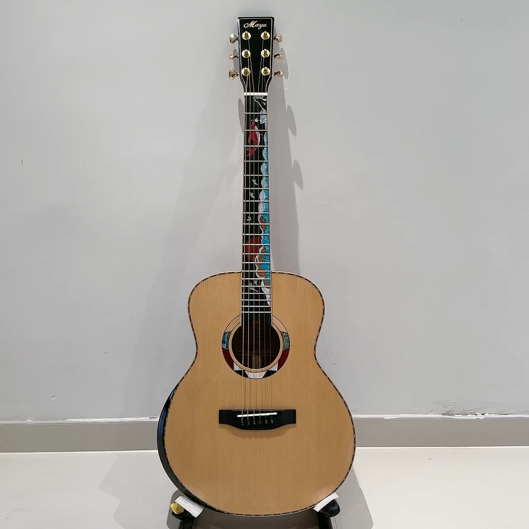 36寸全单大鱼海棠定制版专业演奏吉他