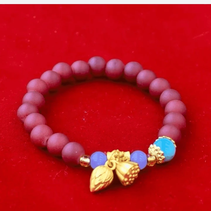 主播宠粉高端大气莲蓬红手链B36