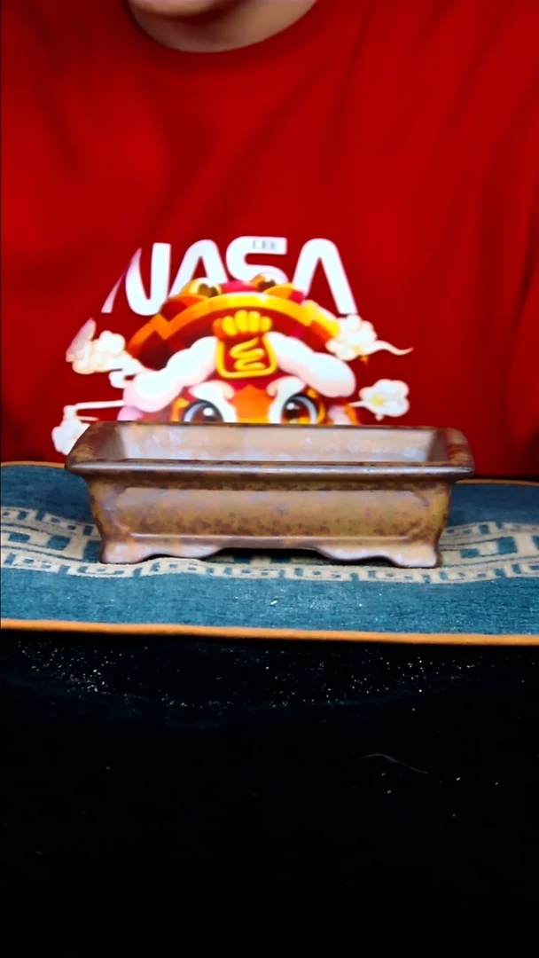 【闪购商品】紫砂花盆14.5*10.5*3.5内径紫砂花盆