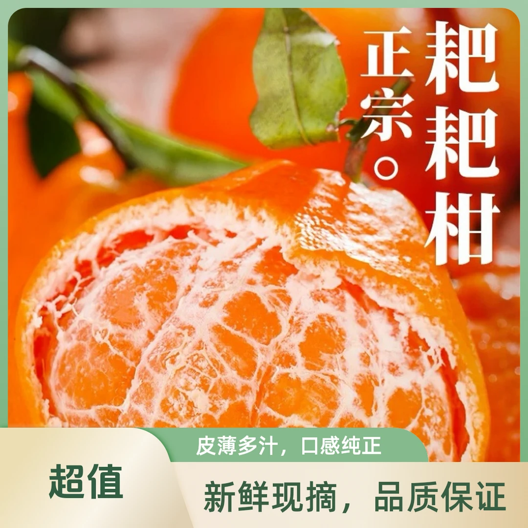 【顺丰次日达】四川耙耙柑新鲜水果新鲜采摘香甜爆汁净重8斤礼箱装耙耙柑四川省